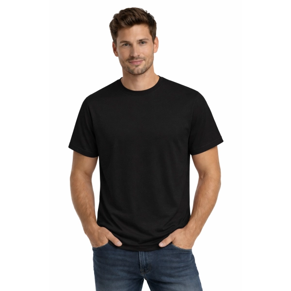 Męska koszulka T-shirt 100% miękka bawełna czarna roz. XXL – koszulka t-shirt – odzież robocza dla gastronomii